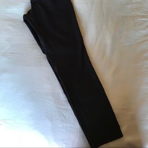 Black maternity dress pants